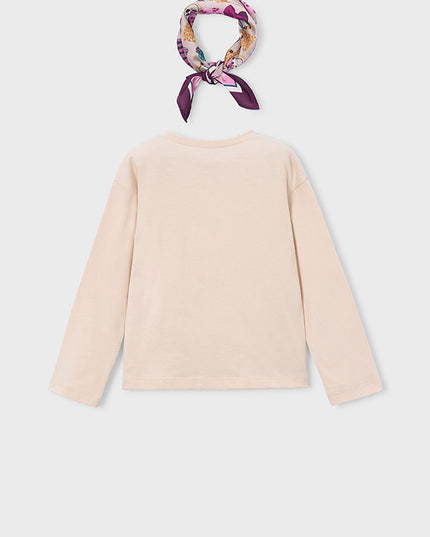 Maglietta m/l foulard - 4002