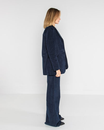 Pantalone palazzo denim di velluto - LOK101/147