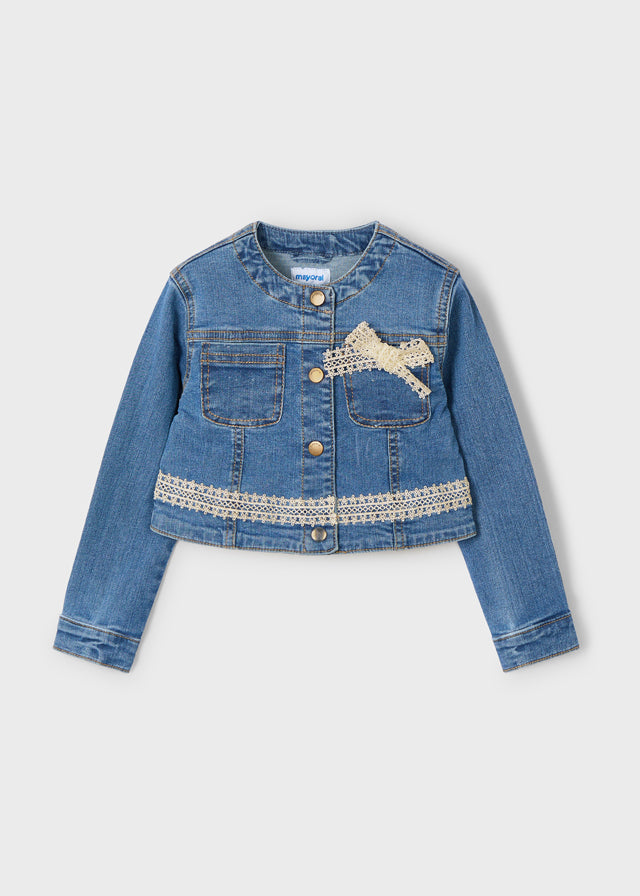 Giacca denim quipur - 3406