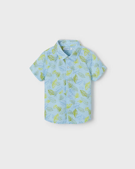 Camicia m/c stampa grande - 1115B