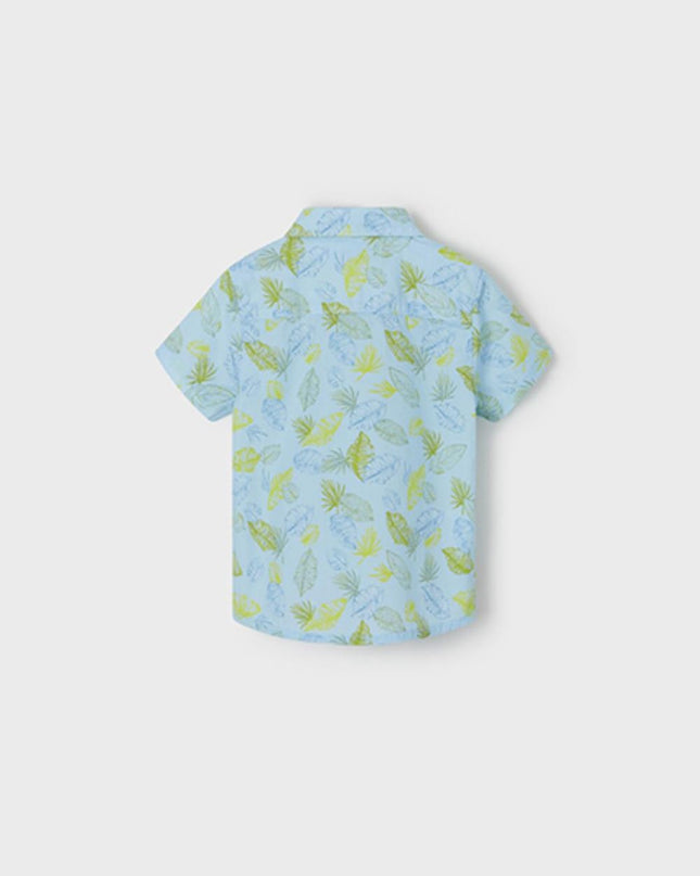 Camicia m/c stampa grande - 1115B