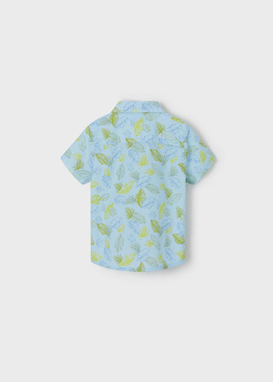 Camicia m/c stampa grande - 1115B