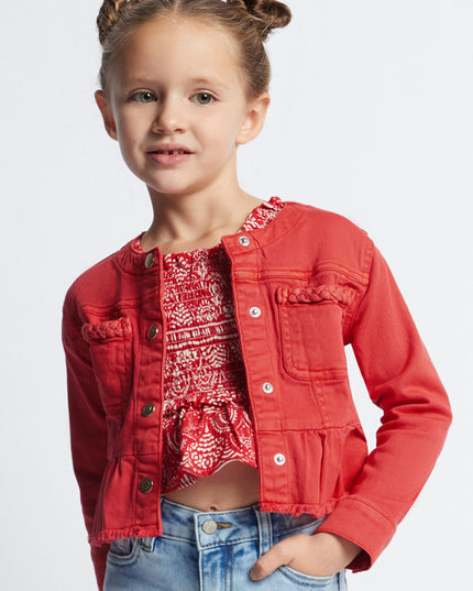 Cappottino tela con cappuccio - 3473