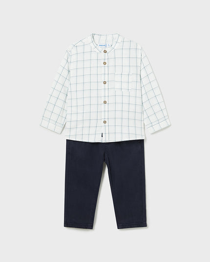 Completo pantalone camicia manica lunga - 2545