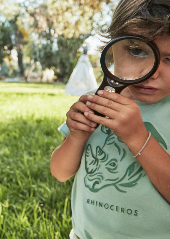 Maglietta m/c embossed rhino - 3042