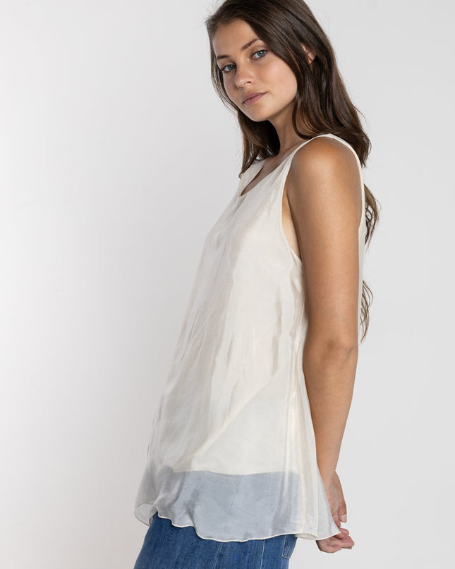 Top Donna Avorio LOKITA - Taglie S-XL