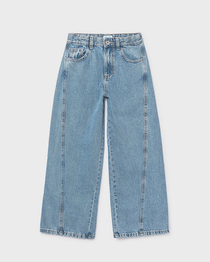 Pantalone lungo jeans wide le - 6552