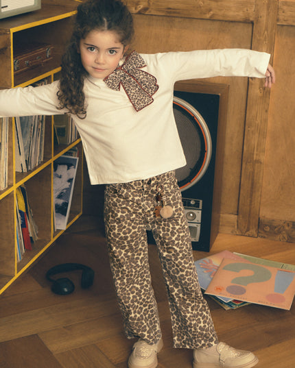 Pantalon largo sarga fantasia - 4519