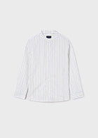 Camicia manica lunga righe coreana - 6118