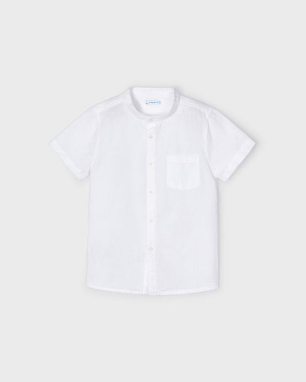 Camicia manica corta coreana lino - 3161