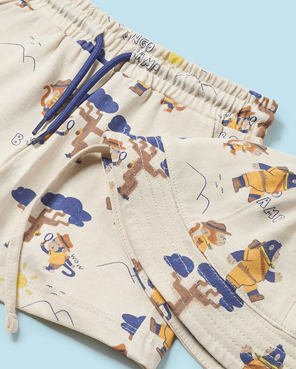 Completo punto print con cappelli - 1653