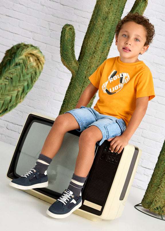 Bermuda jeans cargo - 3229