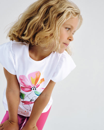 Completo leggings fiore - 3705