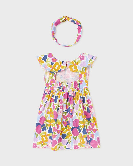 Vestito stampato fascia - 1972