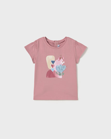 Maglietta m/c ricamata - 1049