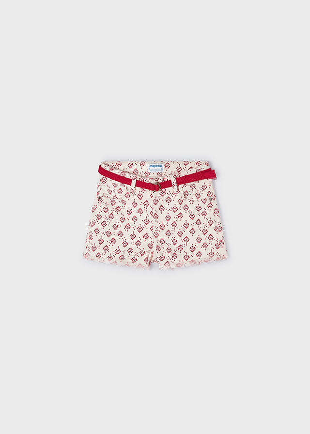 Pantalone corto cotone stampato - 3255