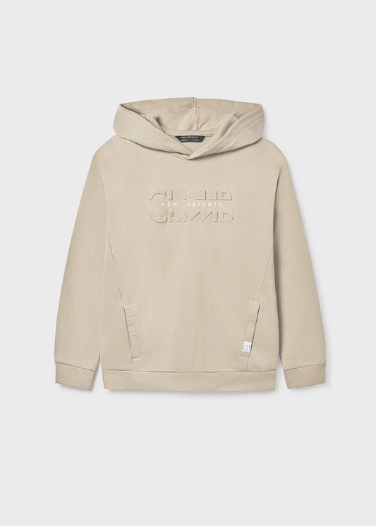 Pullover embosse cappuccio - 7401