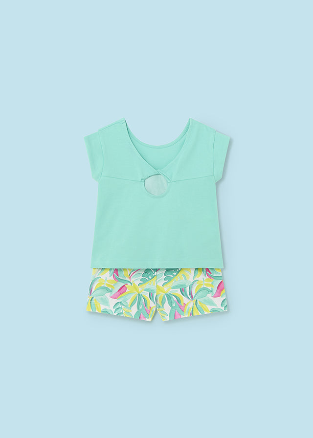 Completo short stampato - 1231