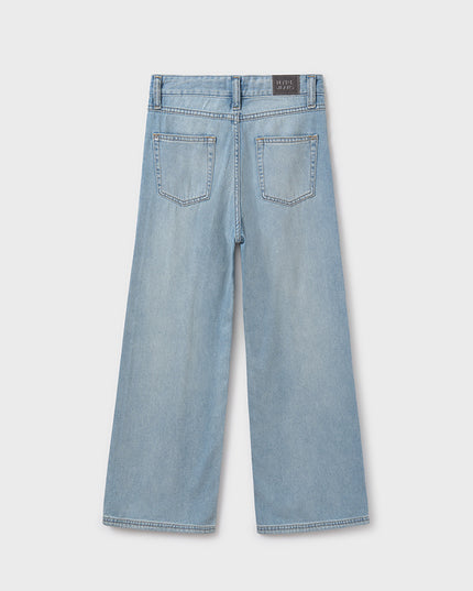 Pantalone lungo jeans wide leg - 6538