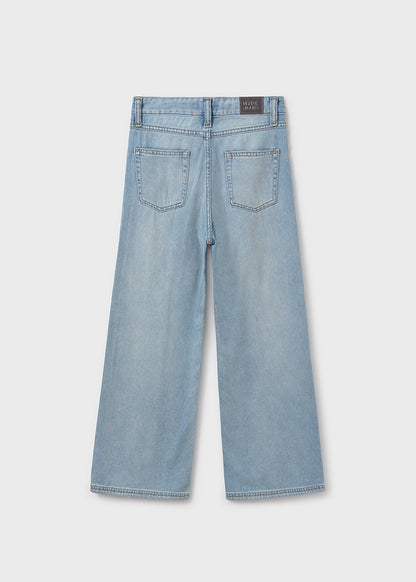 Pantalone lungo jeans wide leg - 6538