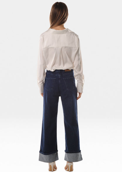 Camicia over in raso - LOK375