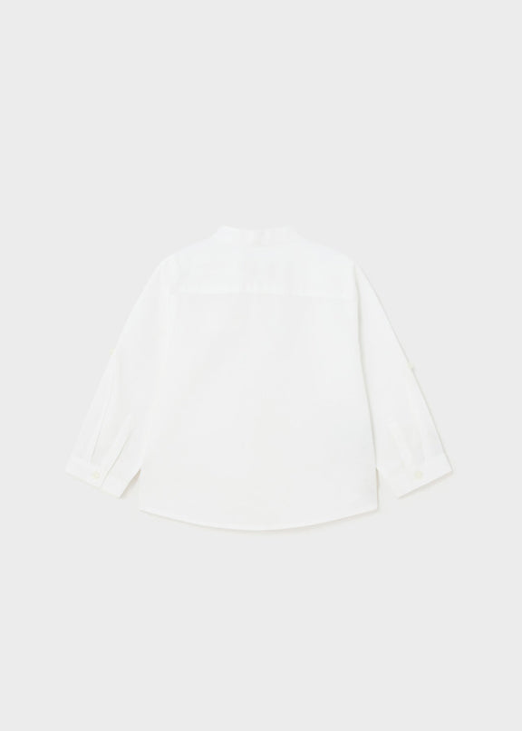 Camicia m/l lino collo coreana - 1115