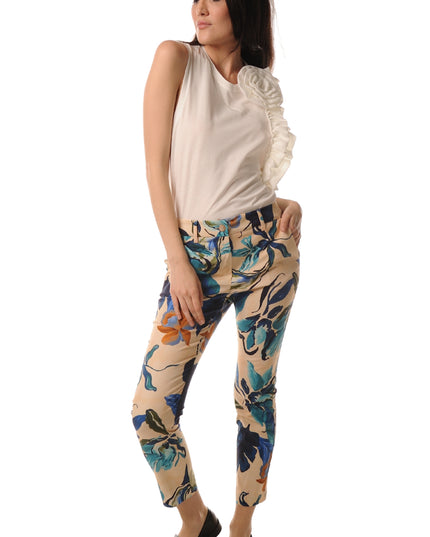 Pantalone Stretch Donna Blu LOKITA - Primavera Estate