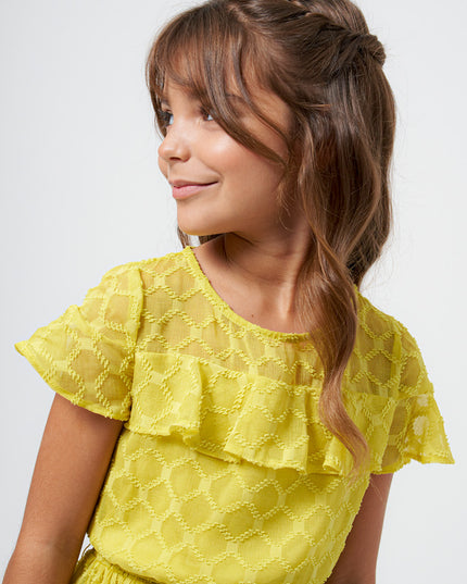 Vestito garza fantasia - 6948