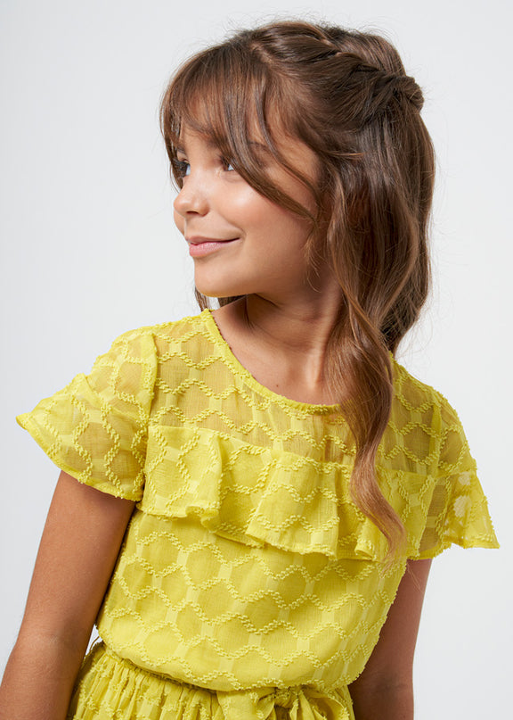 Vestito garza fantasia - 6948