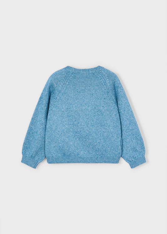 Maglione fiori applicazione - 4308