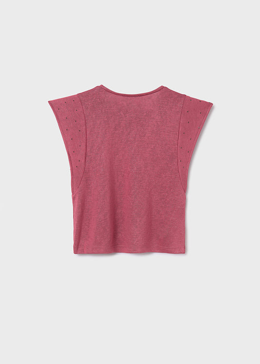 Maglia canotta borchiata - 6019
