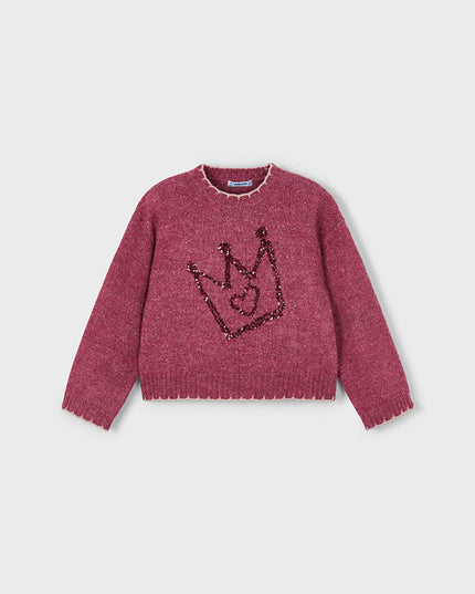 Maglione ricamo lustrini - 4305