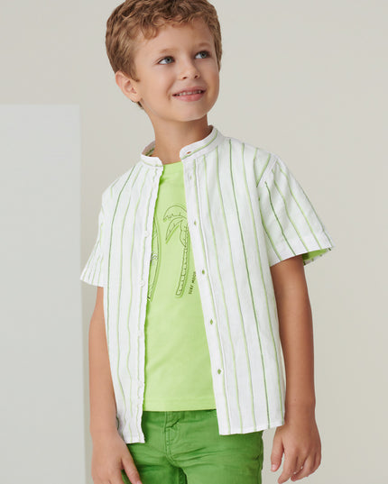 Camicia manica corta righe - 3164