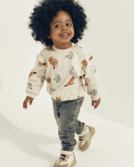 Pantalone soft denim jogger - 2543G