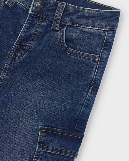 Pantalone soft denim cargo - 4510