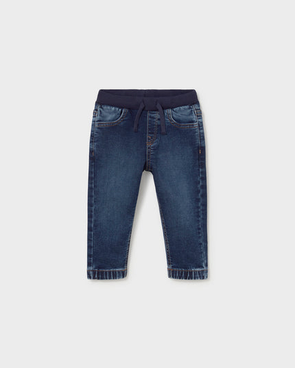 Pantalone soft denim jogger - 2543