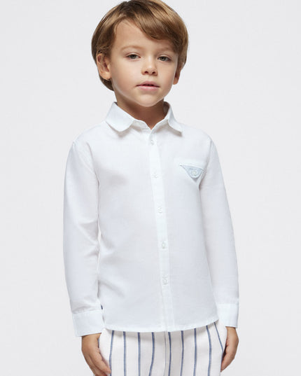 Camicia m/l lino - 3122