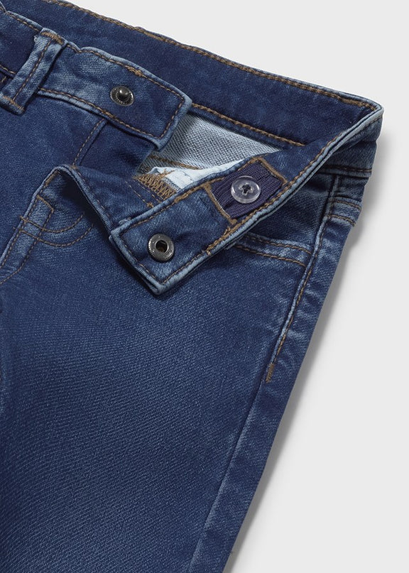 Pantalone soft denim 5 tasche - 1522