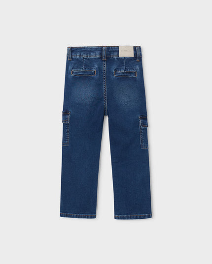 Pantalone soft denim cargo - 4510