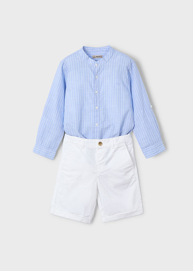 Completo bermuda camicia m/l c/co - 3230