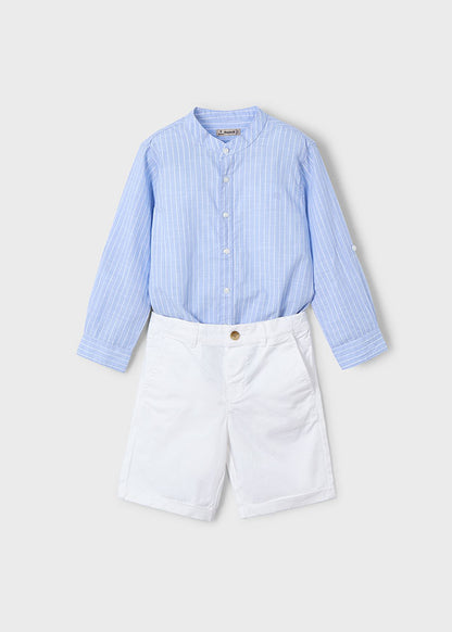 Completo bermuda camicia m/l c/co - 3230