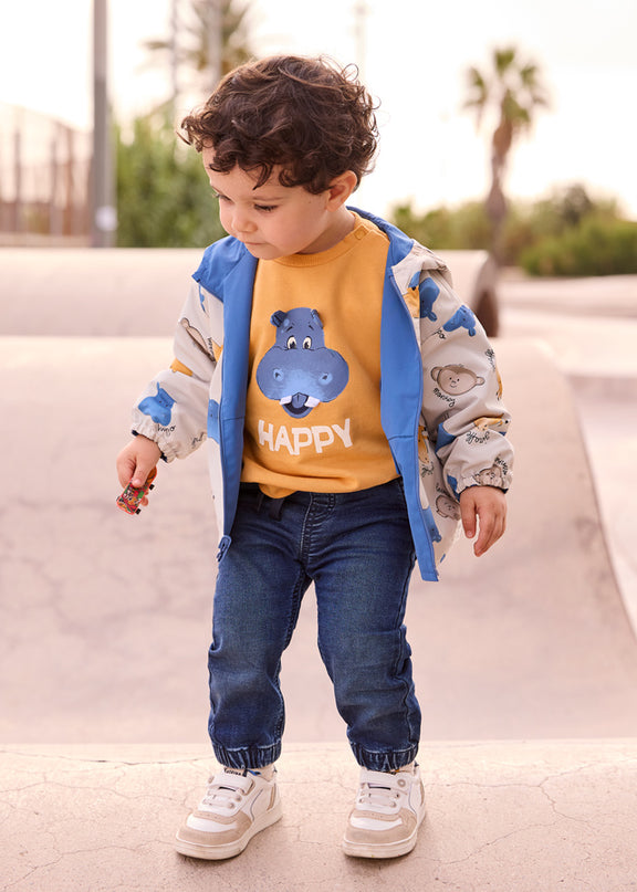 Pantalone soft denim jogger - 1520