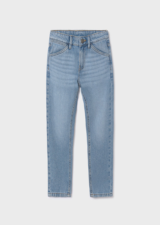 Pantalone denim straight cropped - 6519