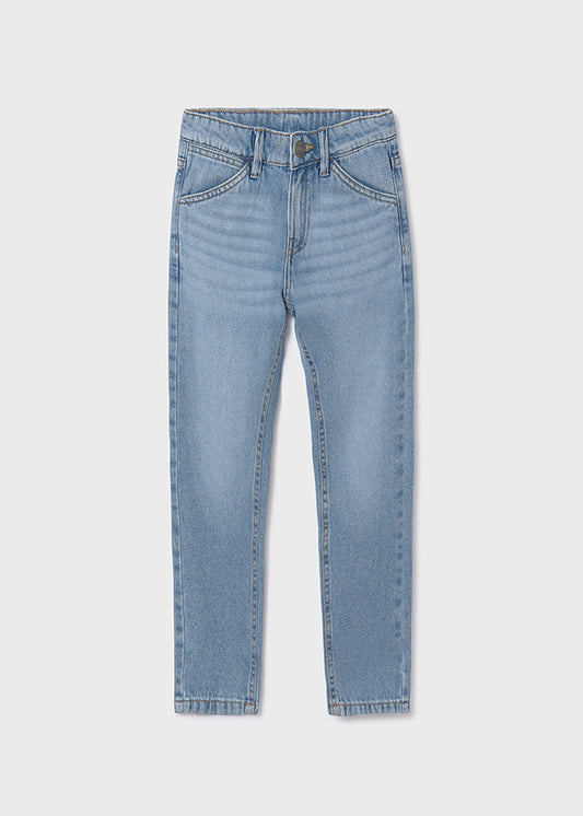 Pantalone denim straight cropped - 6519