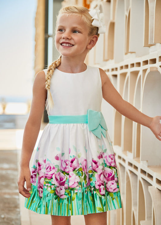 Vestito con bordura - 3915