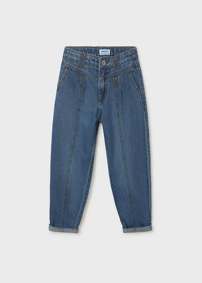 Pantalone cropped denim slouch - 6584