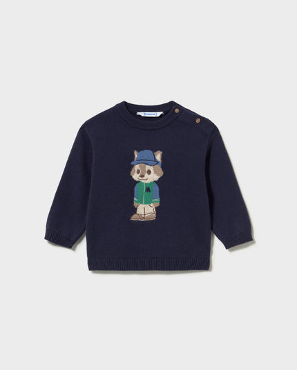 Maglione intarsi personaggi - 2377B