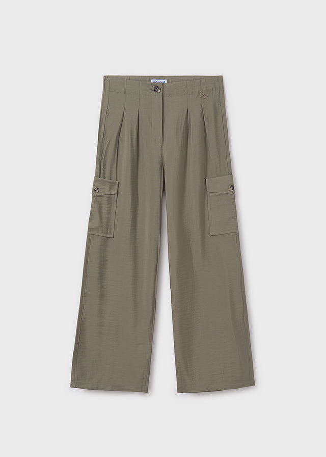 Pantalone lungo fluido cargo - 6536