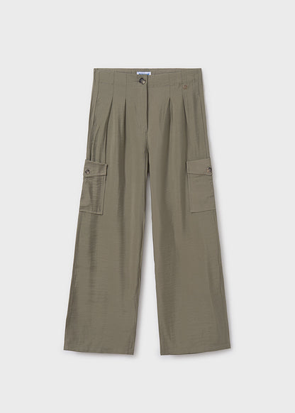 Pantalone lungo fluido cargo - 6536