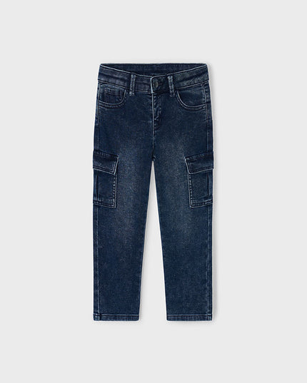 Pantalone soft denim cargo - 4563